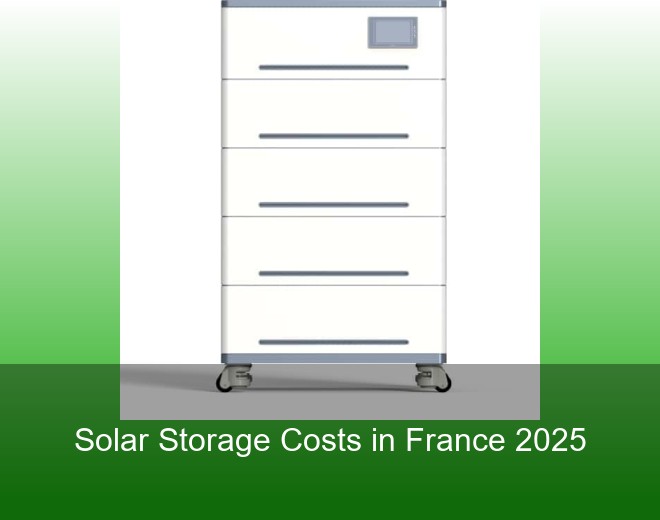 Solar Storage Costs in France 2025