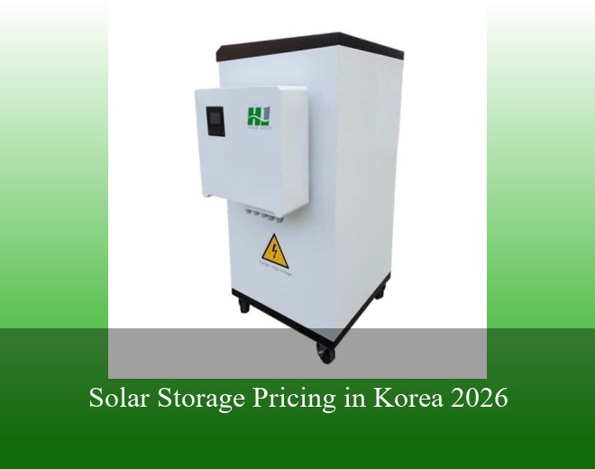 Solar Storage Pricing in Korea 2026