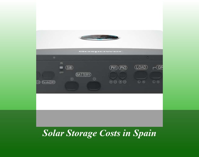 Solar Storage Costs in Spain