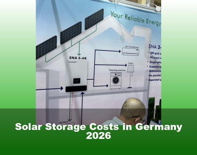 Solar Storage Costs in Germany 2026