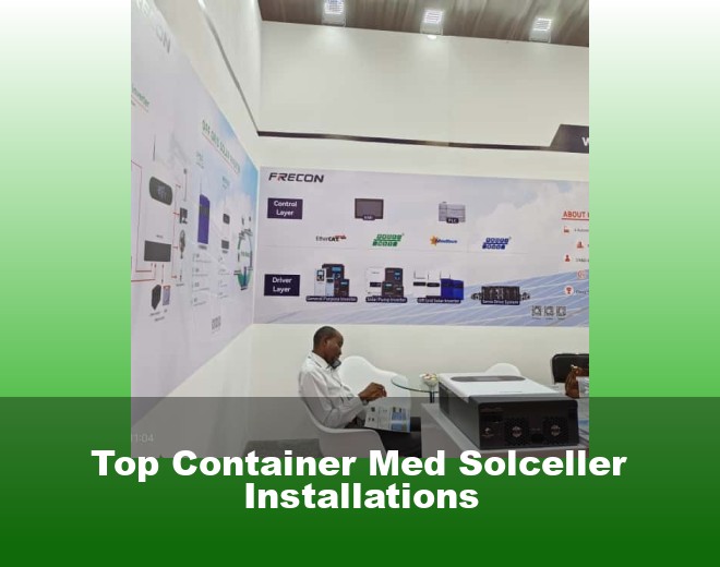 Top Container Med Solceller Installations