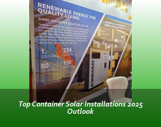 Top Container Solar Installations 2025 Outlook