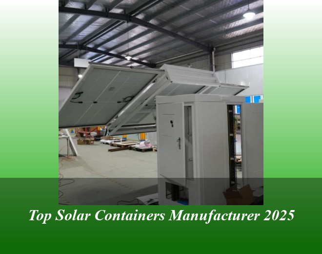 Top Solar Containers Manufacturer 2025