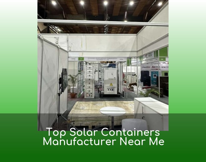 Top Solar Containers Manufacturer Near Me