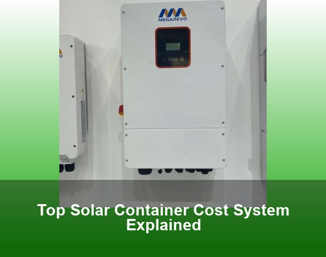 Top Solar Container Cost System Explained