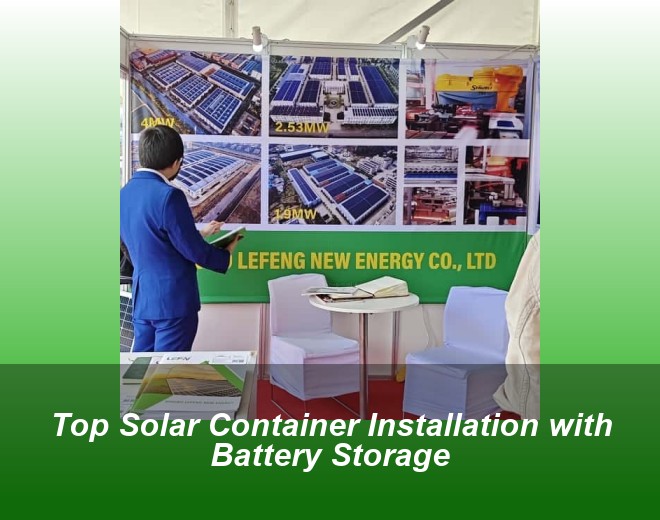 Top Solar Container Installation with Battery Storage