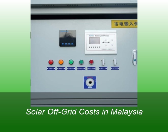 Solar Off-Grid Costs in Malaysia