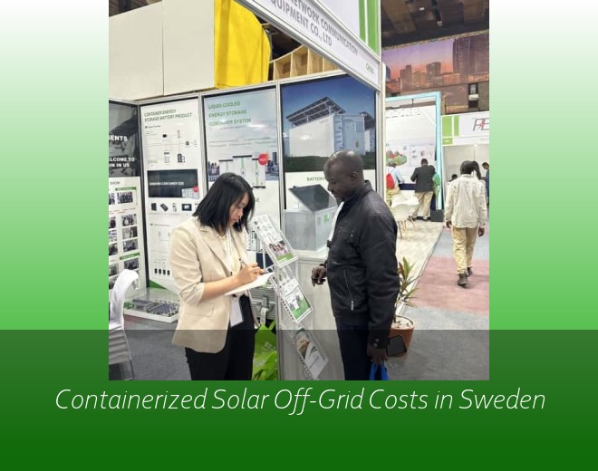 Containerized Solar Off-Grid Costs in Sweden
