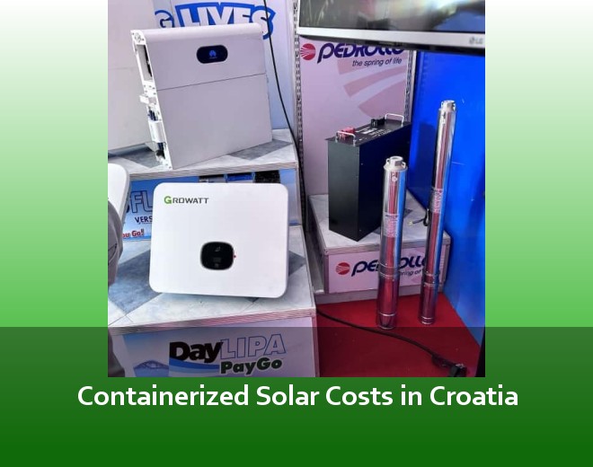 Containerized Solar Costs in Croatia