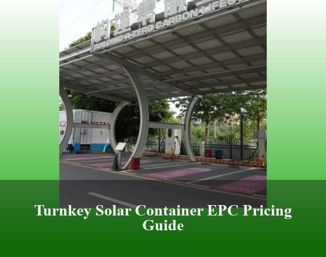 Turnkey Solar Container EPC Pricing Guide