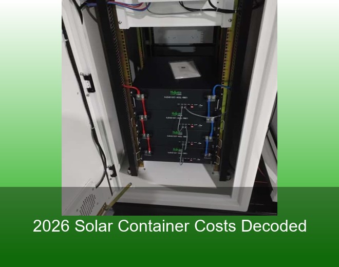 2026 Solar Container Costs Decoded
