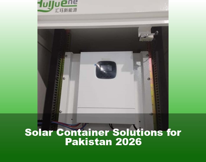 Solar Container Solutions for Pakistan 2026