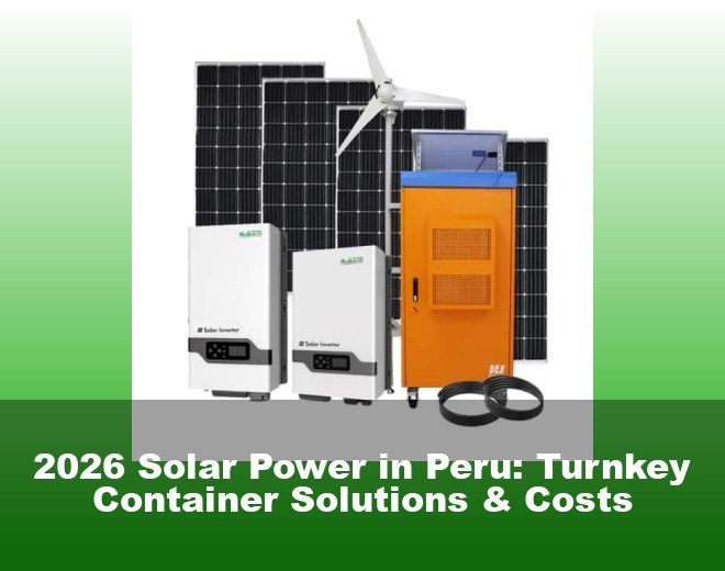 2026 Solar Power in Peru: Turnkey Container Solutions & Costs