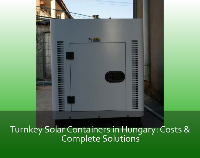 Turnkey Solar Containers in Hungary: Costs & Complete Solutions