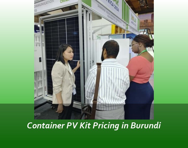 Container PV Kit Pricing in Burundi