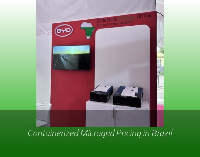 Containerized Microgrid Pricing in Brazil