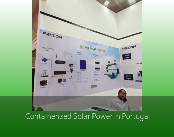 Containerized Solar Power in Portugal