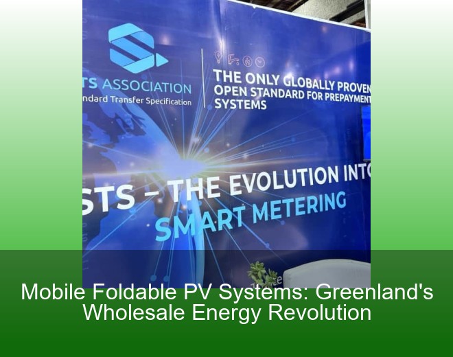 Mobile Foldable PV Systems: Greenland's Wholesale Energy Revolution