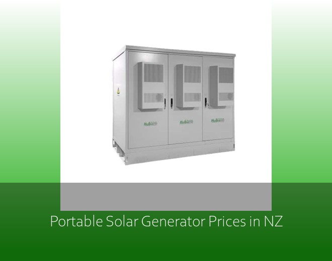 Portable Solar Generator Prices in NZ
