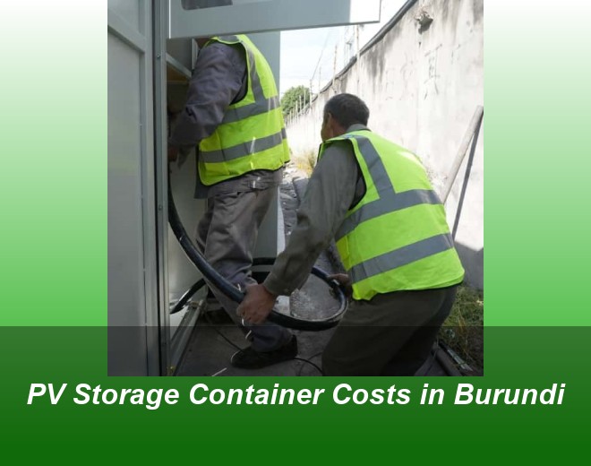 PV Storage Container Costs in Burundi