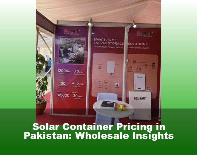 Solar Container Pricing in Pakistan: Wholesale Insights