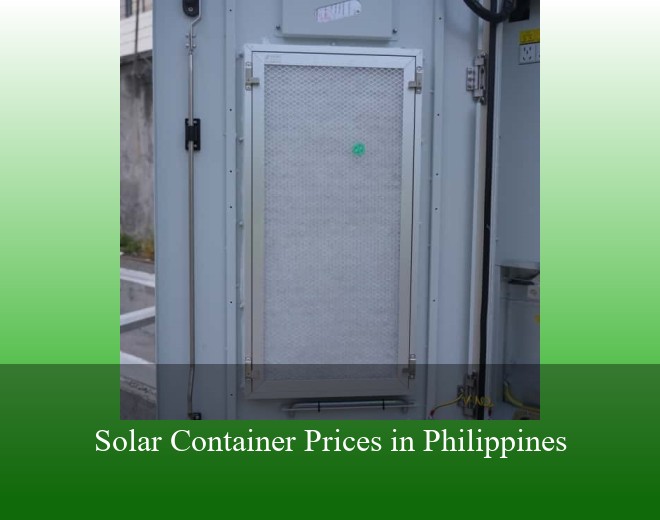 Solar Container Prices in Philippines